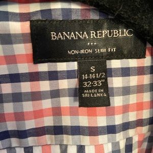 Banana Republic non-iron slim fit button down